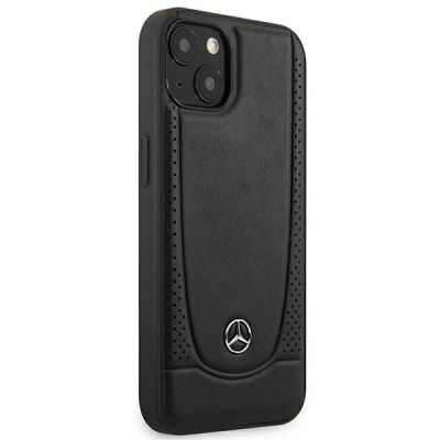 4. Etui Mercedes Leather Urban na iPhone 14 Plus - czarne