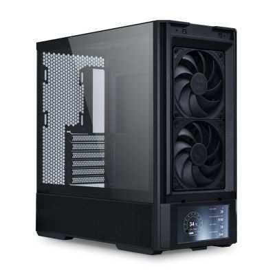 2. Lian Li LANCOOL 207 Digital PC-Gehäuse, Midi-Tower, ATX, Tempered Glass, kolor czarny