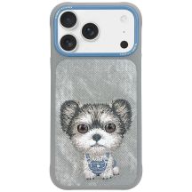Etui Nimmy Big Eyed Pet 2.0 Dog do iPhone 17 Pro Max - szare