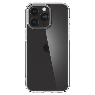 7. Etui Spigen Crystal Hybrid na iPhone 15 Pro Max - przezroczyste