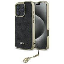Etui Guess 4G Charms Collection na iPhone 16 Pro Max - czarne