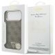 8. Etui Guess 4G Triangle Logo MagSafe na iPhone 17 Pro Max / 18 Pro Max - brązowe