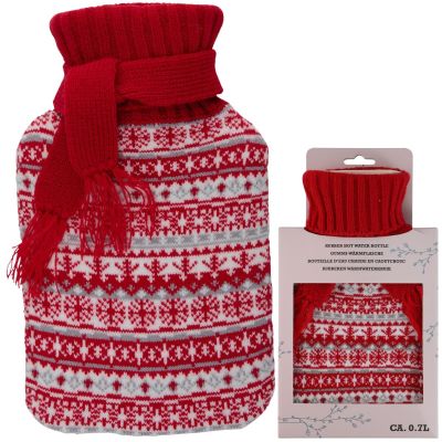 10. TERMOFOR GUMOWY W POKROWCU ALPINA 0,7L NORDIC