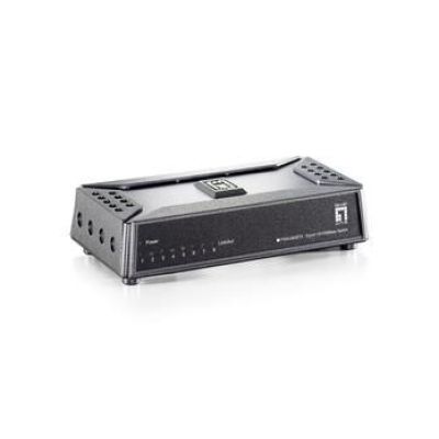 LevelOne FSW-0808TX przełącznik sieciowy Nie zarządzany Fast Ethernet (10/100) Szary