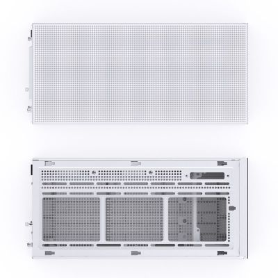 16. Jonsbo D31 MESH Screen Obudowa Micro-ATX, Szkło Hartowane - biała
