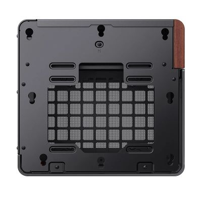 22. Obudowa PC Jonsbo TK-0, Mini-Tower, Mini-ITX, Tempered Glass, Holz - schwarz