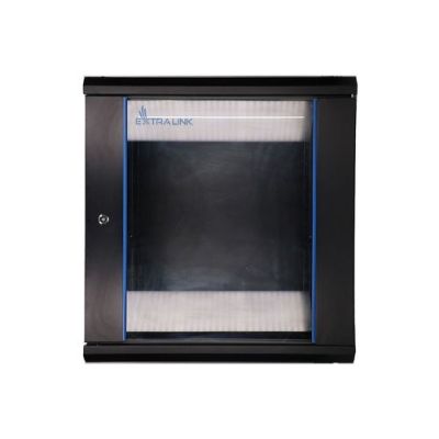 11. Extralink Szafa rack 12U 600x600 Czarna montowana na ścianie