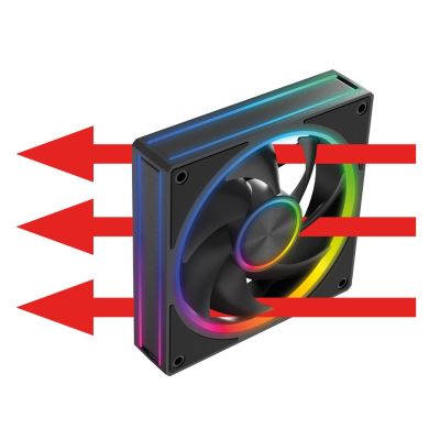 9. MODECOM VOLCANO LOOP 120 ARGB FAN CZARNY