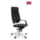 Fotel biurowy Apollo BL401 magenta/biały