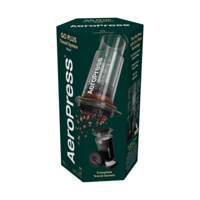 3. Zaparzacz do kawy Go Plus z kubkiem termicznym czarny AeroPress