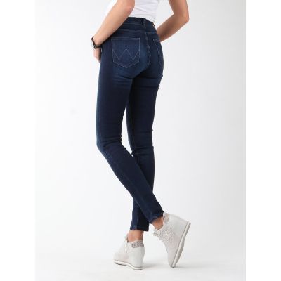 2. Jeansy Wrangler High Rise Skinny Subtle Blue W27HX786N