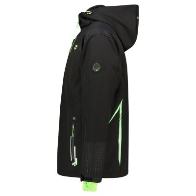 4. Softshell Męski Geographical Norway Trelino Black-Green Db Men 0124 czarny / zielony (WZ8556H/GN-Black / Green)