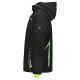 4. Softshell Męski Geographical Norway Trelino Black-Green Db Men 0124 czarny / zielony (WZ8556H/GN-Black / Green)