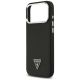 6. Etui Guess Grained Triangle Logo MagSafe na iPhone 17 Pro Max - czarne
