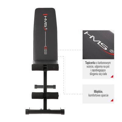 2. Ławka pod sztangę HMS LS1203