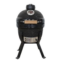 Kamado Bono Picnic Ceramic Grill 13” Kamado barbecue/grill Wózek Węgiel drzewny (paliwo) Czarny