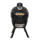 Kamado Bono Picnic Ceramic Grill 13” Kamado barbecue/grill Wózek Węgiel drzewny (paliwo) Czarny