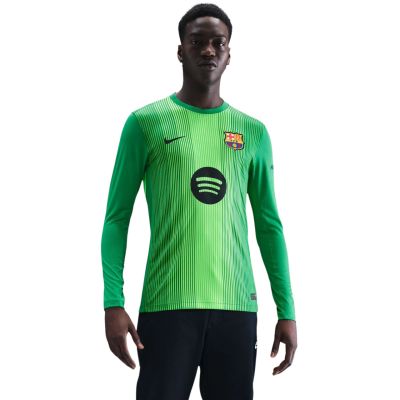 Koszulka męska Nike FC Barcelona 2025/26 Stadium Goalkeeper zielona HQ0477 311