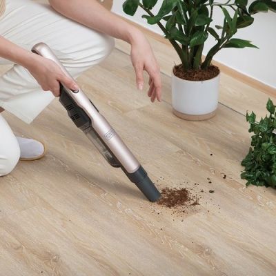 8. Black & Decker DVC320BRG odkurzacz przenośny Złoto różowe Bez worka