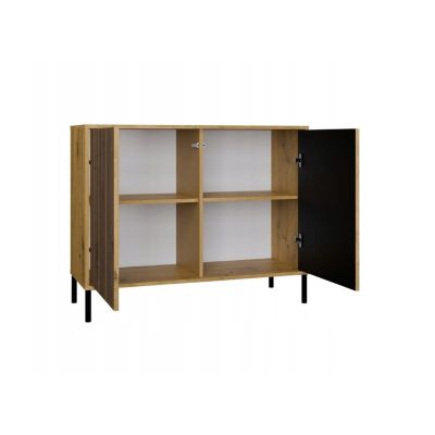 2. KOMODA KAMARO 2D SLIM ARTISAN/CZERŃ