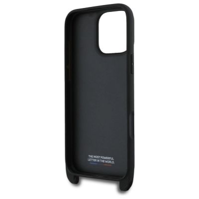 6. Etui BMW M Edition Carbon Stripe & Strap na iPhone 16 Pro Max - czarne