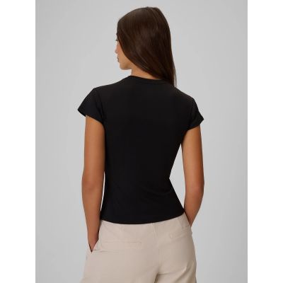 2. T-shirt slim gładki damski 4F 4FRSS26TTSHF4520-20S