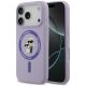 Etui Karl Lagerfeld Silicone Karl&Choupette Ring MagSafe na iPhone 18 Pro / 17 Pro - fioletowe
