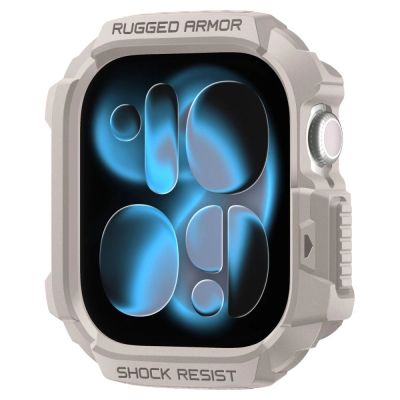 2. Etui Spigen Rugged Armor na Apple Watch 42 mm - beżowe