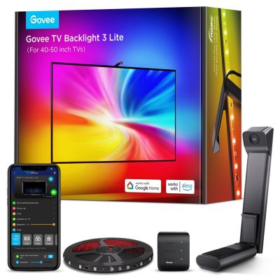 2. Govee H6097 TV Backlight 3 Lite | Taśma LED | podświetlenie dla TV 40-50 cali, RGBICW, Wi-Fi+Bluetooth