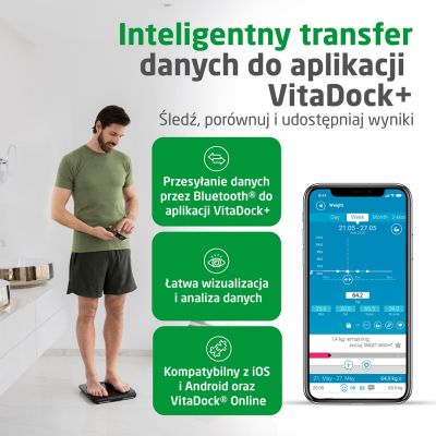 12. Holistyczna 8-punktowa waga analityczna Medisana BS 850