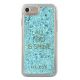 3. Etui Guess Liquid Glitter Party na iPhone 6 / 7 / 8 / SE 2020 / SE 2022 - niebieskie