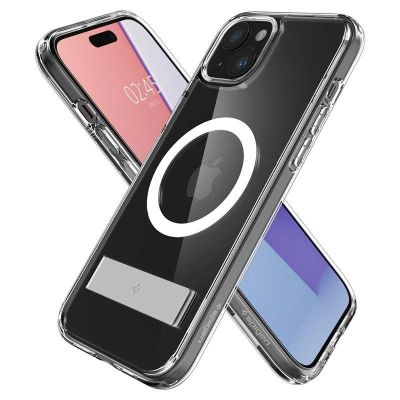 13. Spigen Ultra Hybrid S MagSafe, crystal clear - iPhone 15 Plus