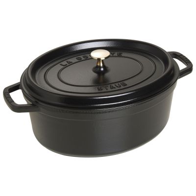 8. Garnek żeliwny owalny STAUB 40509-319-0 - czarny 5.5 ltr