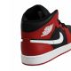7. Buty męskie do koszykówki Air Jordan 1 Mid Black/Gym Red/White - DQ8426-061