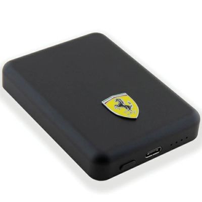 4. Powerbank Ferrari Metal Logo MagSafe 15W 5000mAh - czarny