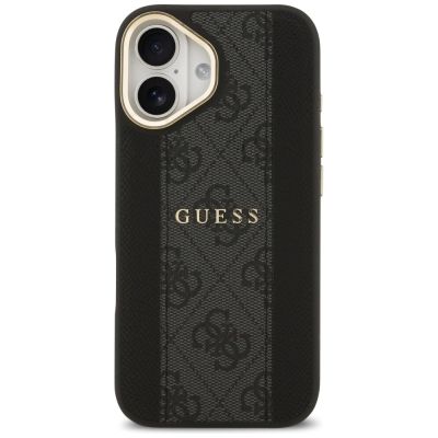 3. Etui Guess 4G Stripe MagSafe na iPhone 17 - czarne