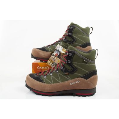 10. Aku Trekker Gore-tex buty trekkingowe męskie turystyczne za kostkę zielone