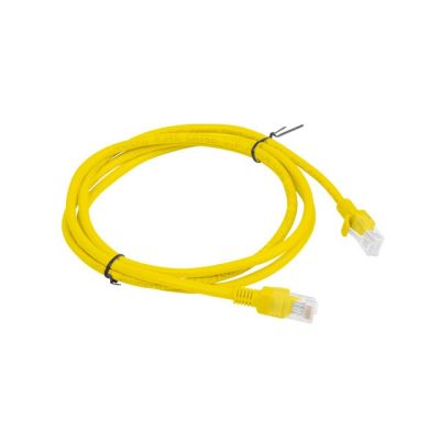 2. PATCHCORD KAT.5E UTP 1.5M ŻÓŁTY FLUKE PASSED LANBERG 10-PACK