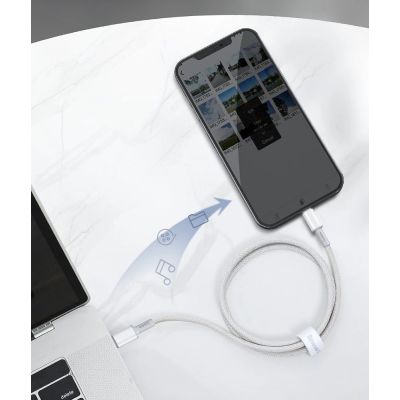 19. Kabel Baseus CATLGD-A01 Lightning - USB-C PD 20W 480Mb/s 2m - czarny