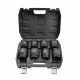 AWTOOLS ZESTAW NASADEK UDAROWYCH 3/4"  8cz./24-38mm KRÓTKIE BLACK LINE