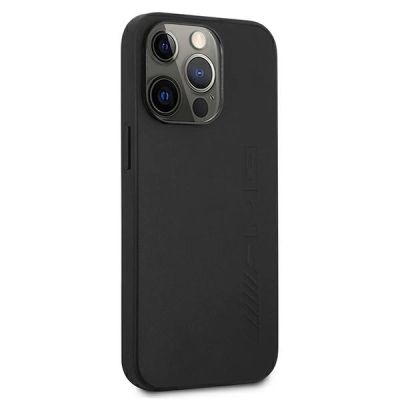 4. Etui AMG Leather Hot Stamped na iPhone 13 Pro / 13 6,1" - czarne