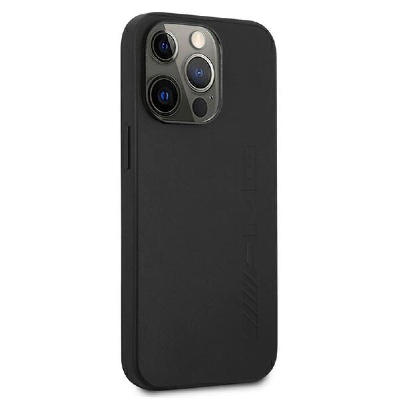 4. Etui AMG Leather Hot Stamped na iPhone 13 Pro / 13 6,1" - czarne