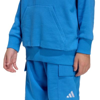 7. Bluza dla dzieci adidas Essentials Hoodie niebieska KD3382
