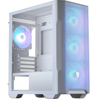 3. Obudowa MSI MAG FORGE M100R mATX White ARGB