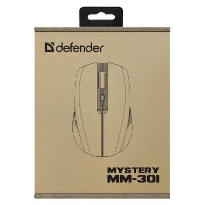7. DEFENDER MYSZ MYSTERY MM-301 RF+BT FIOLETOWA 1600dpi 6P