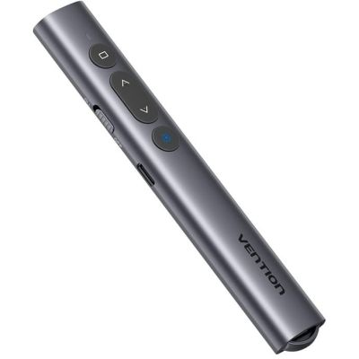 Bezprzewodowy wskaźnik do prezentacji Vention z zielonym laserem + przyciskami i wbudowanym akumulatorem