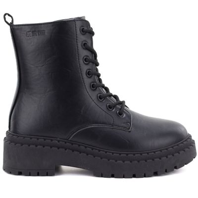 2. Botki damskie glany na platformie czarne Big Star UU274816