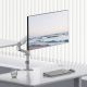 ERGO OFFICE UCHWYT / WIESZAK NA MONITOR SPRĘŻYNA GAZOWA, 17"-32", 1-10KG, BIAŁY MAT, MAX. VESA 100X100 ER-691 W