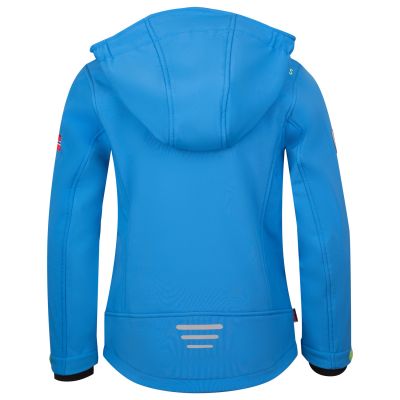 2. Kurtka narciarska dziecięca TrollKids Kids Trollfjord Jacket medium blue/green wodoodporna niebieska (161-106)