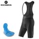 5. Spodenki rowerowe Rockbros RK2002XL krótkie na szelkach z wkładką XL - czarne